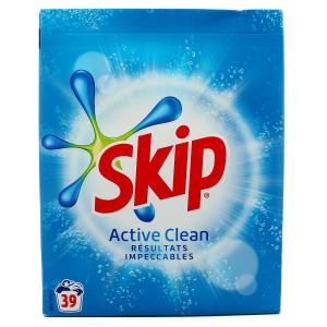 Palette de Lessive en poudre active clean 39 lavages – SKIP