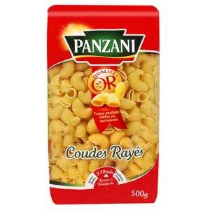 Palette de Pâtes Coudes Rayés PANZANI 500g